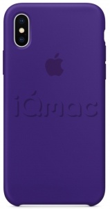 Силиконовый чехол для iPhone X / Xs, цвет «ультрафиолет», оригинальный Apple