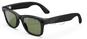 Купить Умные очки Ray-Ban  Wayfarer (2-gen) (Черная глянцевая оправа, зеленые линзы)