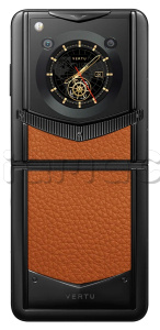 Телефон Vertu IRONFLIP Calfskin (Dawning orange/Рассветный апельсин)