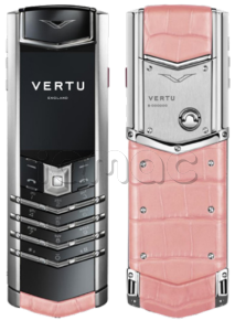 Телефон Vertu Signature V, Alligator Skin (HitomPink/Розовый)