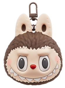 Силиконовый чехол-кошелек LABUBU Originals, Brown Silicone Earphone Bag