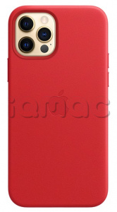 Кожаный чехол MagSafe для iPhone 12 Pro, цвет (PRODUCT)RED