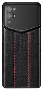 Телефон VERTU iVertu 5G, Calf Leather, Parallel Stitched (Wave Rhyme/Черный с красной строчкой)