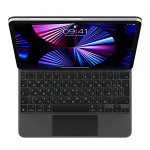 Чехол-Клавиатура Magic Keyboard для iPad Pro 11 дюймов (3‑го поколения) и iPad Air (4‑го поколения), русская раскладка (ear 2021), чёрный цвет