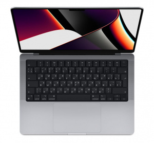 Купить MacBook Pro 14" «Серый космос» (MKGQ3) + Touch ID // Чип Apple M1 Pro 10-Core CPU, 16-Core GPU, 16 ГБ, 1 ТБ (Late 2021)