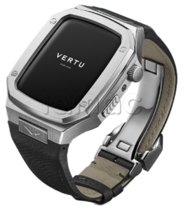 Умные часы Vertu MetaWatch H1, Raw Steel, Calf Leather (Black/Черный)