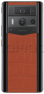 Телефон Vertu METAVERTU 2 Customized Edition, Black Ceramic, Crocodile Leather (Phoenix orange/Оранжевый феникс)