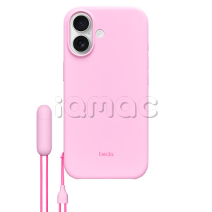 Чехол Beats для iPhone 17 с откидной подставкой, MagSafe и управлением камерой (Pebble Pink)