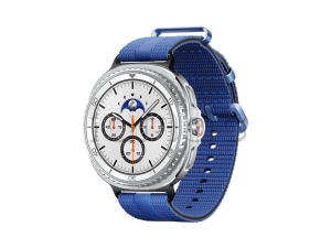 Купить Samsung Galaxy Watch8 Classic (46 мм) Wifi+LTE, Белый, Спортивный браслет синего цвета