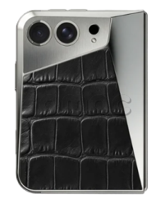 Чехол Golden Concept Magnetic Shield для iPhone Duo, Alligator Edition (Black)