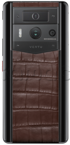 Телефон Vertu METAVERTU 2 Customized Edition, Black Ceramic, Crocodile Leather (Amber Brown/Коричневый)