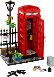 Конструктор LEGO Red London Telephone Box / Красная телефонная будка (21347)