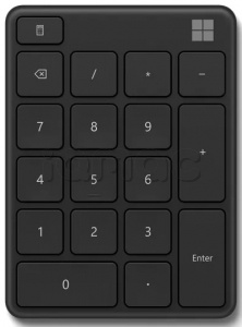 Цифровая клавиатура Microsoft Number Pad / Черный (Matte Black)