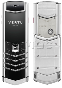 Телефон Vertu Signature V, Alligator Skin (Creamy White/Белый)