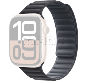 42мм M/L Ремешок FineWoven черного цвета со скрытой магнитной застежкой для Apple Watch