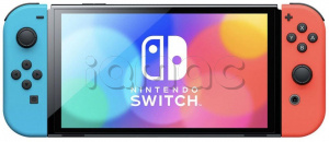Игровая консоль Nintendo Switch OLED (Синий/Красный)