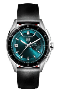 Купить Умные часы TAG Heuer Connected Calibre E4, стальной корпус 42 мм, кожаный ремешок черного цвета