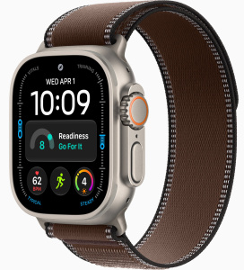 Apple Watch Ultra 4 (2026) // 49мм GPS+Cellular // Корпус из титана, ремешок Trail Loop темно-коричневого цвета