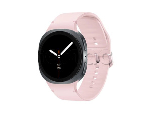 Купить  Samsung Galaxy Watch8 (44 мм) Wifi+LTE, корпус серый графит, спортивный ремешок розового цвета