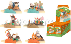 Набор секретных боксов с фигуркой POP MART LABUBU THE MONSTERS, Playing Games Series Scene Sets, Blind Box (фигурка попадается случайно) (6 коробок)