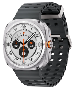 Купить Samsung Galaxy Watch Ultra (47 мм) Wifi+LTE, корпус белый титан, ремешок Marine Band темно-серого цвета