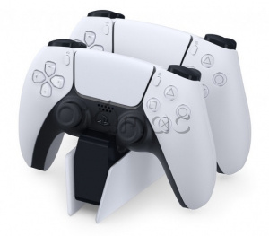 Зарядная станция DualSense для геймконтроллера к Sony Playstation 5 (White/Белый)