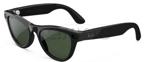 Купить Умные очки Ray-Ban  Skyler (2-gen) (Черная глянцевая оправа, прозрачно-графитово-зеленые фотохромные линзы)