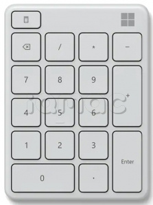 Цифровая клавиатура Microsoft Number Pad / Ледниковый (Glacier)