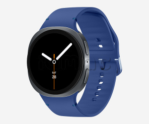 Купить  Samsung Galaxy Watch8 (44 мм) Wifi+LTE, корпус серый графит, спортивный ремешок синего цвета