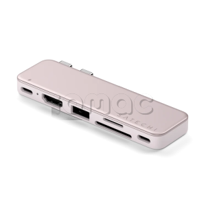Купить Многопортовый адаптер Satechi USB-C Snap Hub (Blush)