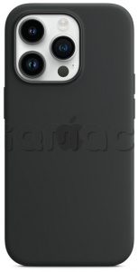 Силиконовый чехол MagSafe для iPhone 14 Pro, цвет Midnight/Тёмная ночь
