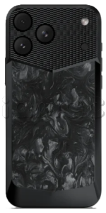 Магнитная накладка Golden Concept Magnetic Shield для iPhone 18 Pro Max, Carbon Edition (Black)
