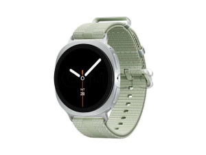 Купить  Samsung Galaxy Watch8 ( 40 мм) Wifi+LTE, серебристый корпус, спортивный браслет светло-зеленого цвета 