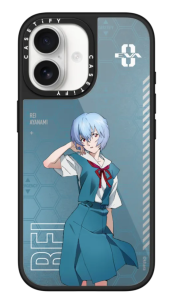Чехол The Evangelion x CASETiFY Collection для iPhone 17 (Rei Ayanami)