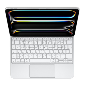 Чехол-Клавиатура Magic Keyboard для iPad Pro 11 дюймов М4, русская раскладка (2024), белый цвет