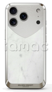 Чехол Golden Concept для iPhone 17 Pro, Magnetic Shield, Marble Edition - Bianca Carrara  Чехол Golden Concept для iPhone 17 Pro, Magnetic Shield, Marble Edition - Bianca Carrara