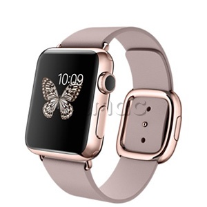 Купить Apple Watch Edition 38мм, 18-каратное розовое золото, ремешок телесного цвета с современной пряжкой