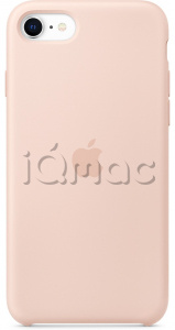 Силиконовый чехол для iPhone SE, цвет «розовый песок», оригинальный Apple