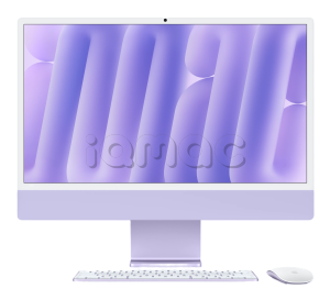 Купить Apple iMac 24" Retina 4,5K // Чип Apple M6 12-Core CPU, 12-Core GPU // 16 ГБ, 256 ГБ // Standard glass // Фиолетовый цвет (2026)