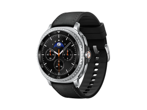 Купить Samsung Galaxy Watch8 Classic (46 мм) Wifi+LTE, Черный, Гибридный ремешок черного цвета