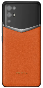 Телефон VERTU iVertu 5G, Calf Leather (Dawning Orange/Оранжевый рассвет)