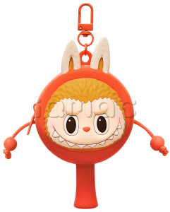 Силиконовый чехол-кошелек LABUBU Let's Have Fun Together Series, Rattle-drum, Earphone Case