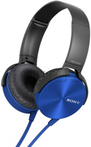 Купить Накладные наушники Sony MDR-XB450AP, Синий