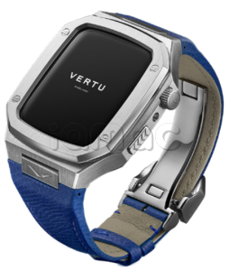 Умные часы Vertu MetaWatch H1, Raw Steel, Calf Leather (Blue/Синий)