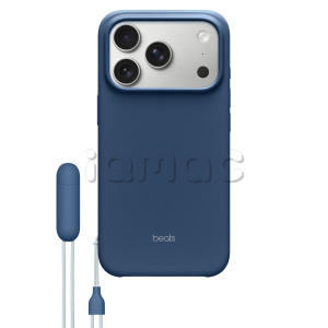 Чехол Beats для iPhone 17 Pro  с откидной подставкой, MagSafe и управлением камерой (Bedrock Blue)
