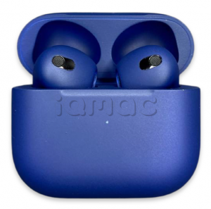 Купить AirPods (3‑го поколения) (2021) - беспроводные наушники Apple с зарядным кейсом (Абсолютно синий, матовый)