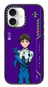 Чехол The Evangelion x CASETiFY Collection для iPhone 17 (Shinji Ikari)