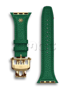 Ремешок Golden Concept для Apple Watch, Full-Grain Leather (Evergreen)