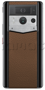 Телефон Vertu METAVERTU 2 Standart Edition, Black Ceramic Silver, Calf Leather (Caramel Brown/Карамельно-коричневый)