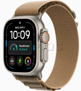 Купить Apple Watch Ultra 4 (2026) // 49мм GPS+Cellular // Корпус из титана, ремешок Alpine Loop песочного цвета